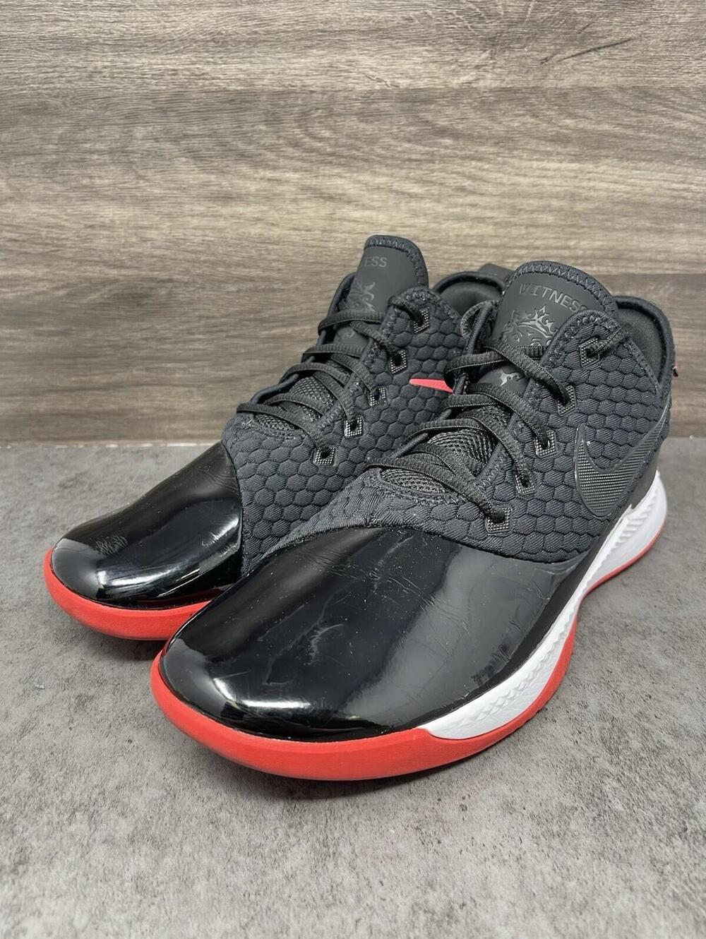 Nike Lebron Witness 3 Sneakers Mens Size 11 Black Red BQ9819-001